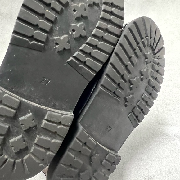 AOI sz 27 Age of Innocence navy blue glossy PU winter boots - Picture 8 of 14